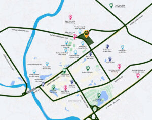 Vị trí dự án Lotus 1 Bắc Giang